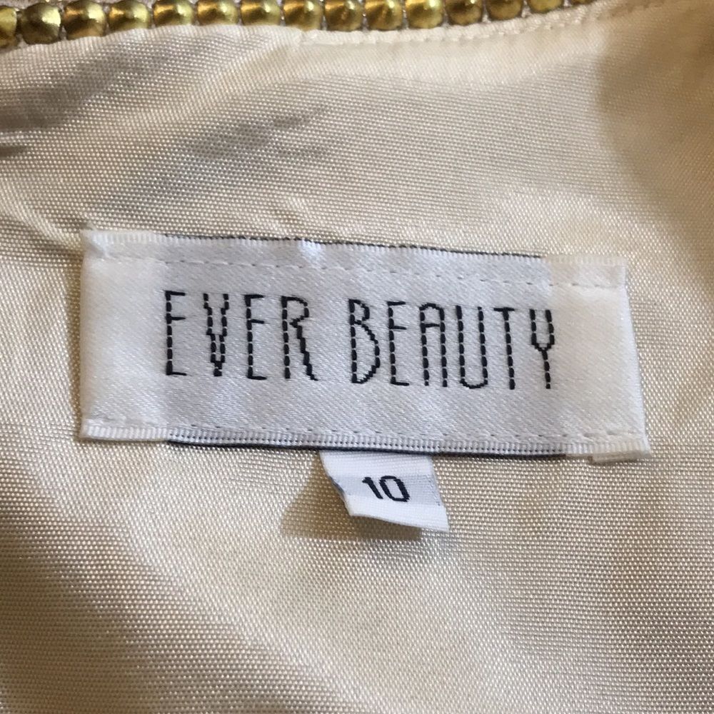 VINTAGE EVER BEAUTY MADE IN USA WOMEN DRESS SIZE 10 - Picture 8 of 15
